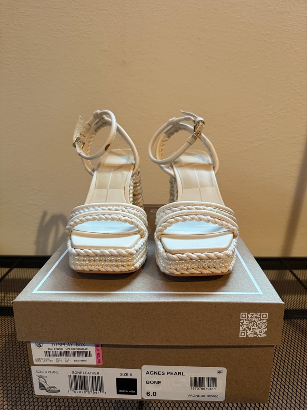 Dolce Vita Agnes Pearl in Bone